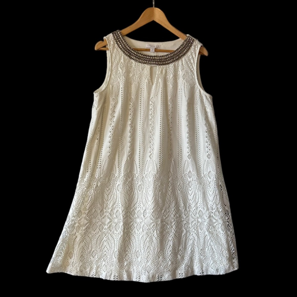 Westport Dress Women Size 14 White Lace